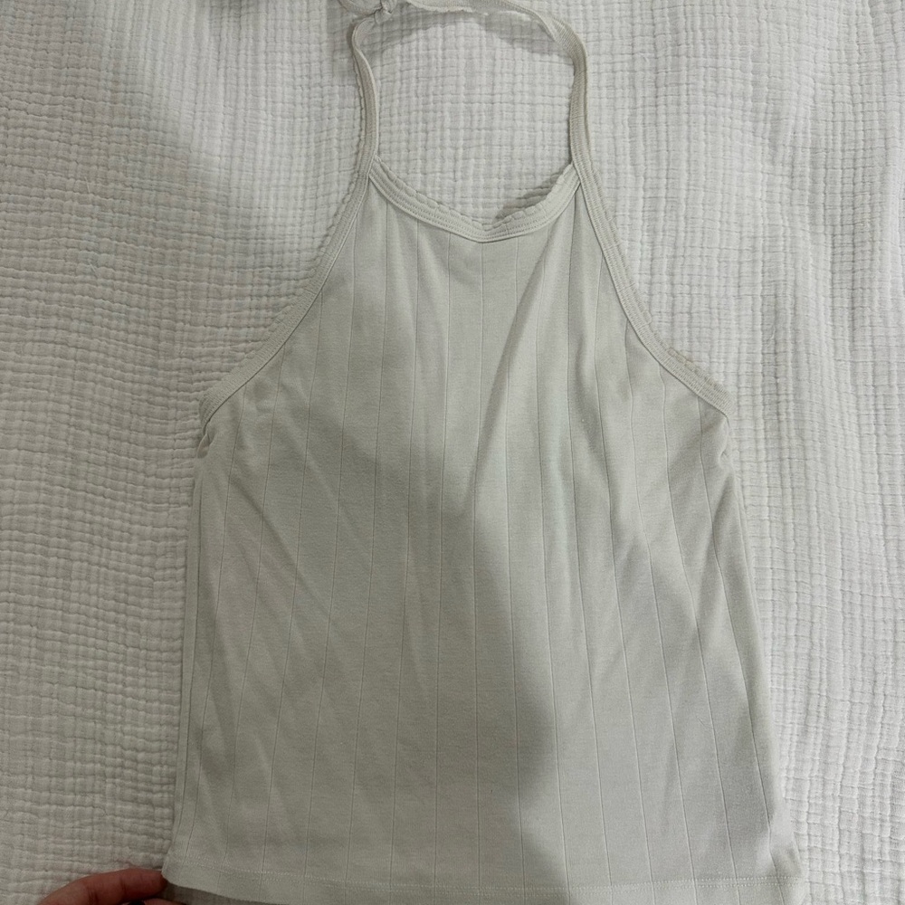 American Eagle Cream Knit Top